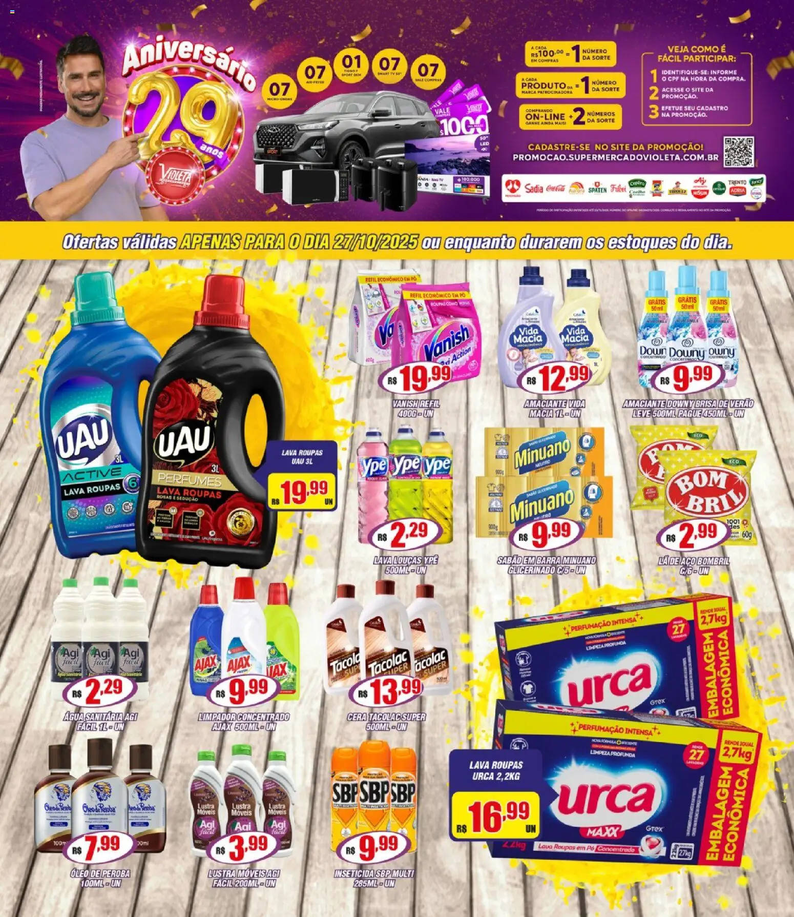 Violeta Supermercados folheto "Ofertas da semana" válido a partir de 27/10/2025 - número de página 1