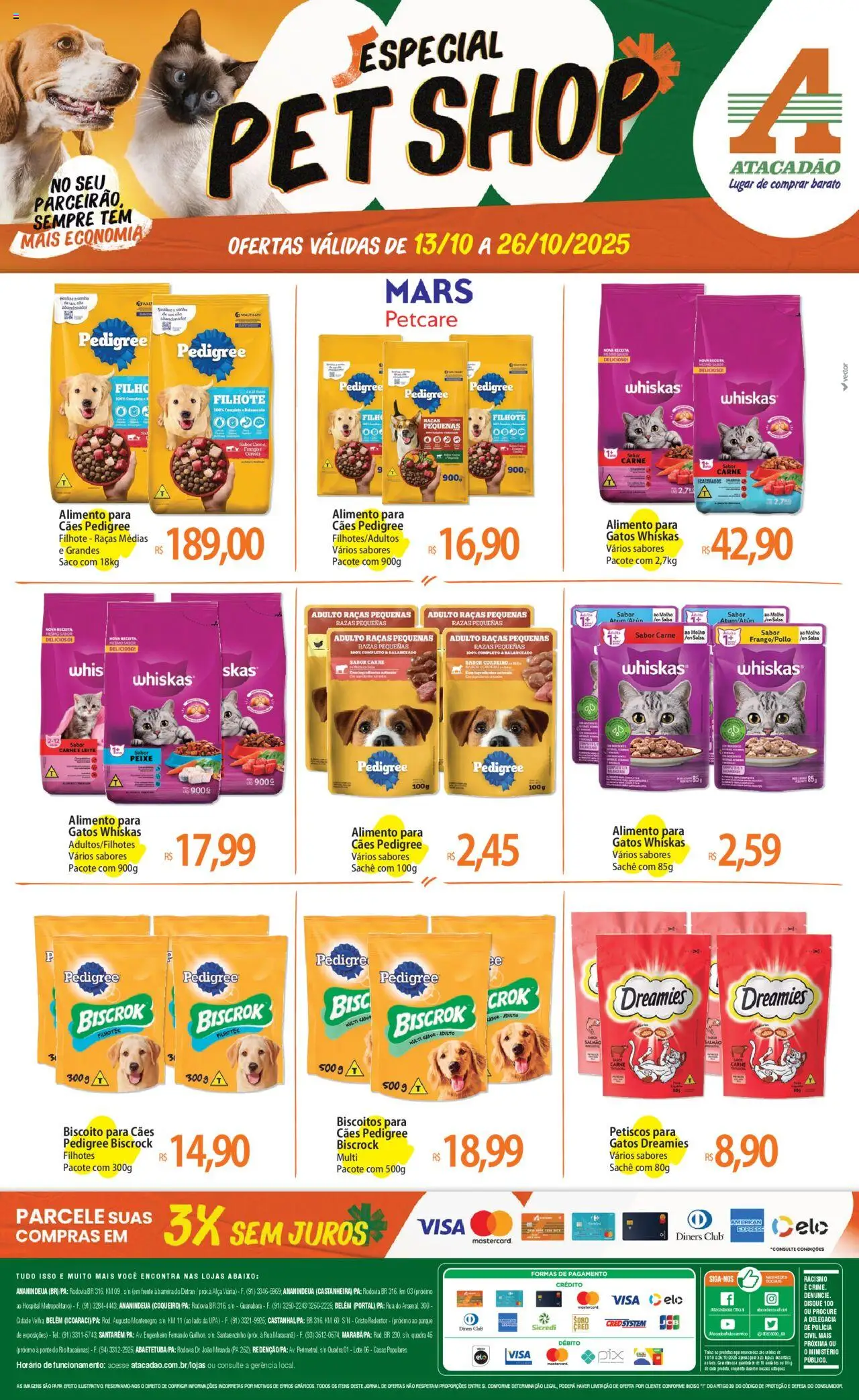 Atacadão folheto "Ofertas - PA" válido a partir de 13/10/2025 - número de página 1
