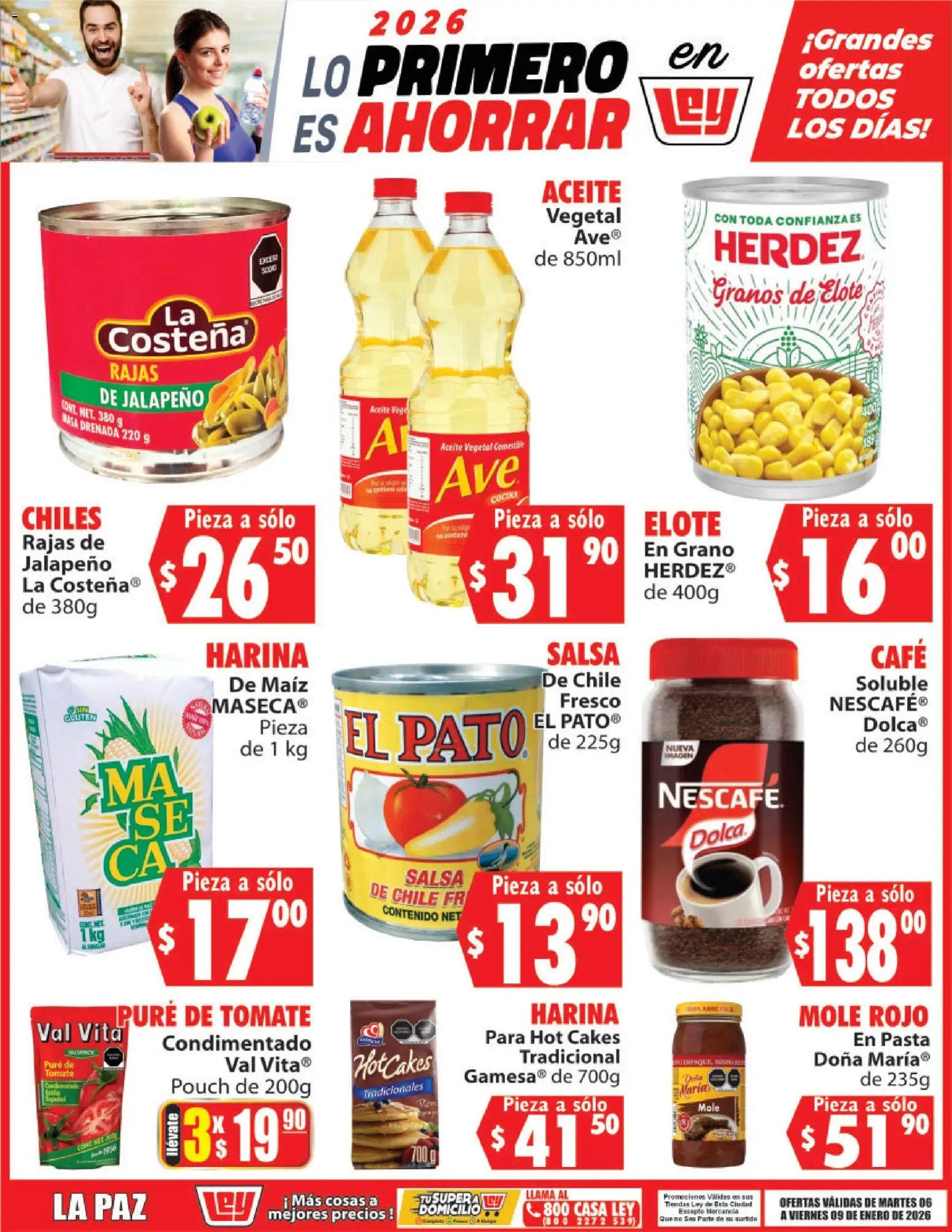 Vista previa las ofertas de la tienda Casa Ley - Folleto Lo Primero Es Ahorrar desde el 06/01/2026 