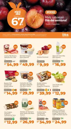 Pré-Visualização do folheto "Ofertas da semana" da loja Oba Hortifruti válido a partir de 30/01/2026