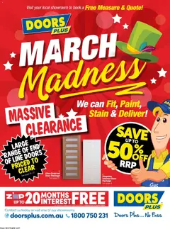 Preview of catalogue Doors Plus catalogue from shop Doors Plus valid 03/03/2026