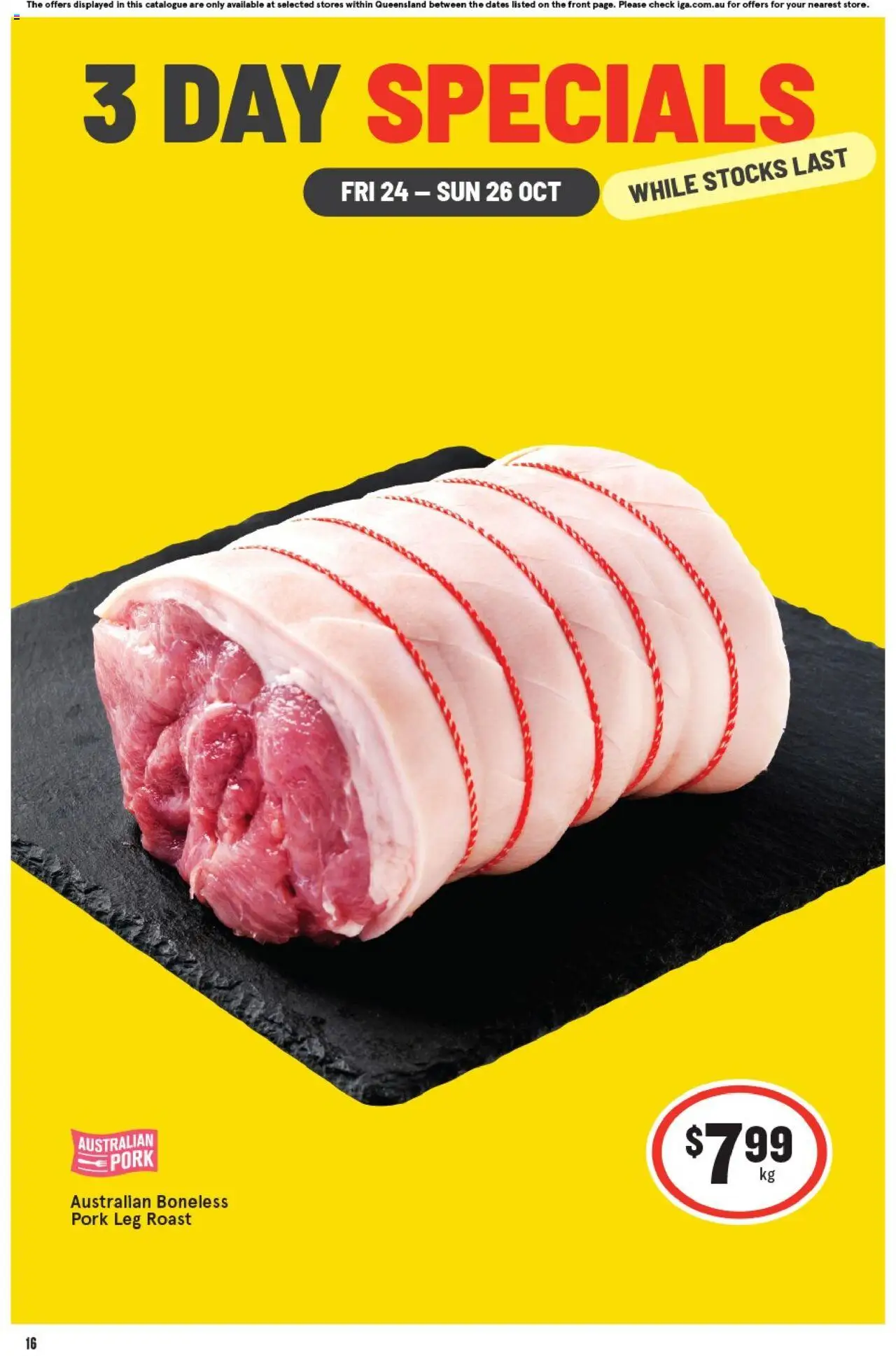 IGA catalogue valid from 24/10/2025 - page 1