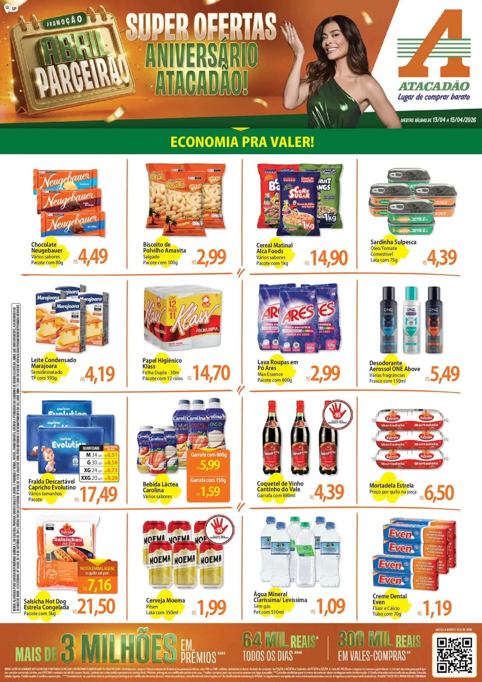 Pré-Visualização do folheto "Atacadão ofertas - SP" da loja Atacadão válido a partir de 13/04/2026