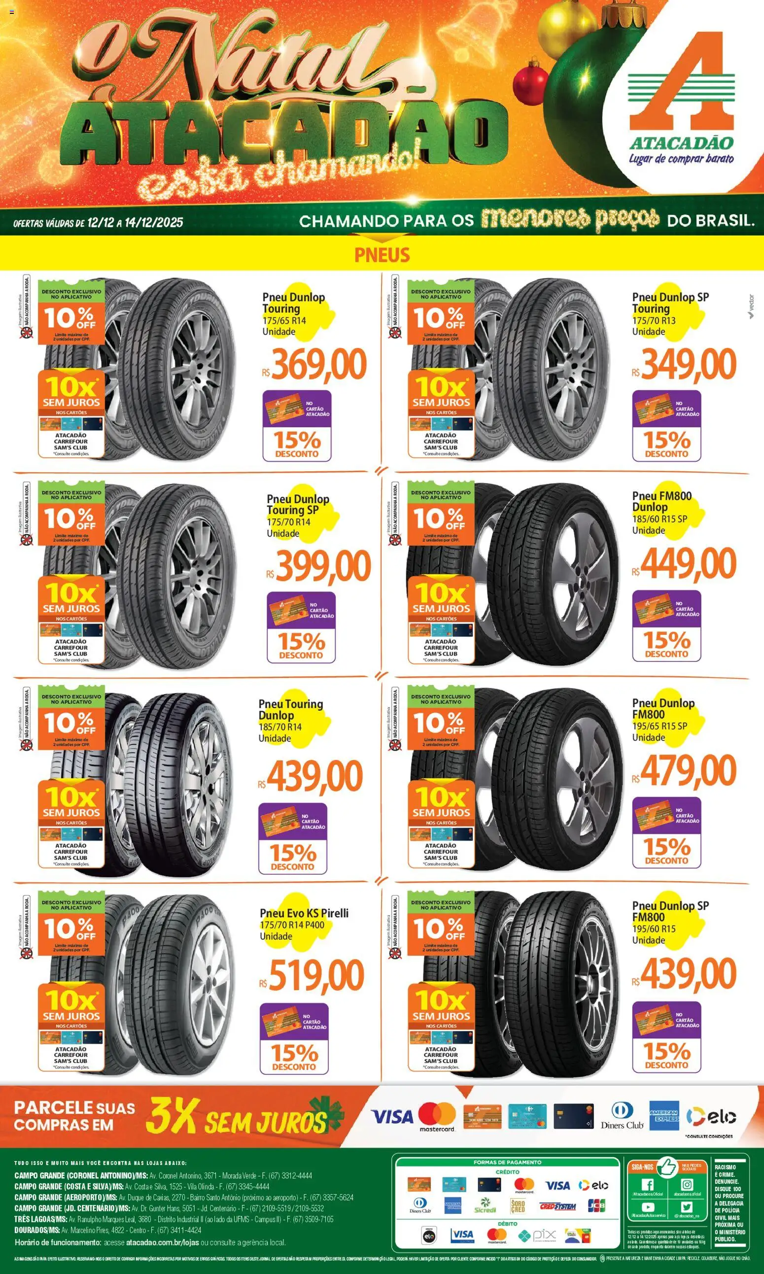 Pré-Visualização do folheto "Ofertas - MS" da loja Atacadão válido a partir de 12/12/2025