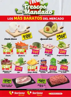 Vista previa las ofertas de la tienda Soriana - Soriana Frescos del Mandado Mercado: Sonora y Sinaloa desde el 07/04/2026 