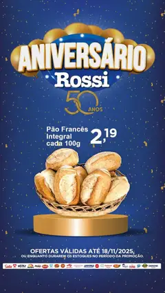 Pré-Visualização do folheto "Ofertas da semana" da loja Rossi Supermercados válido a partir de 13/11/2025