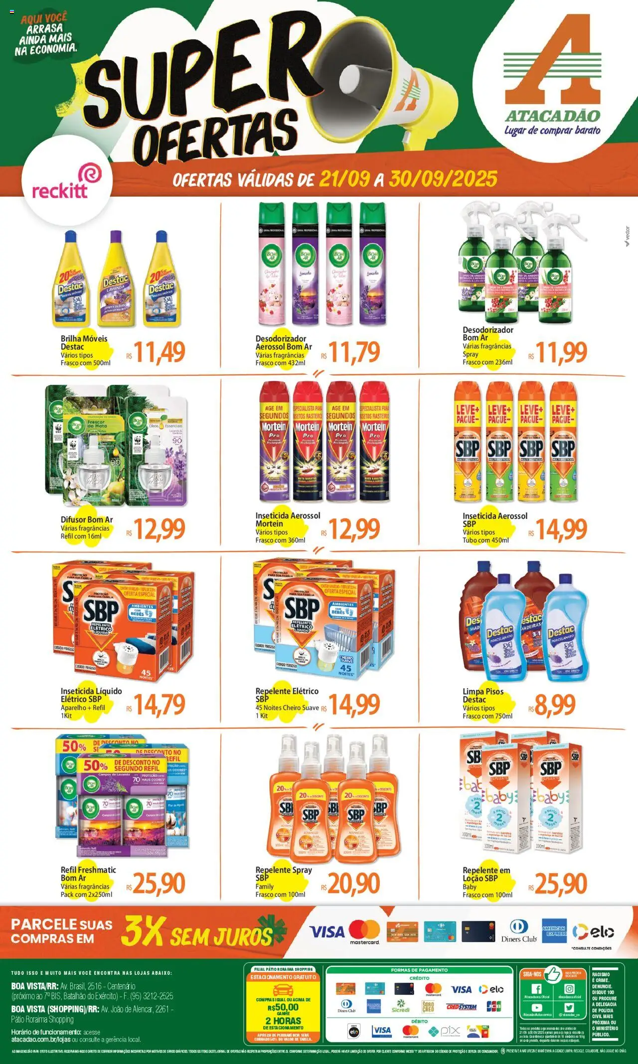 Atacadão folheto "Ofertas - RR" válido a partir de 21/09/2025 - número de página 1