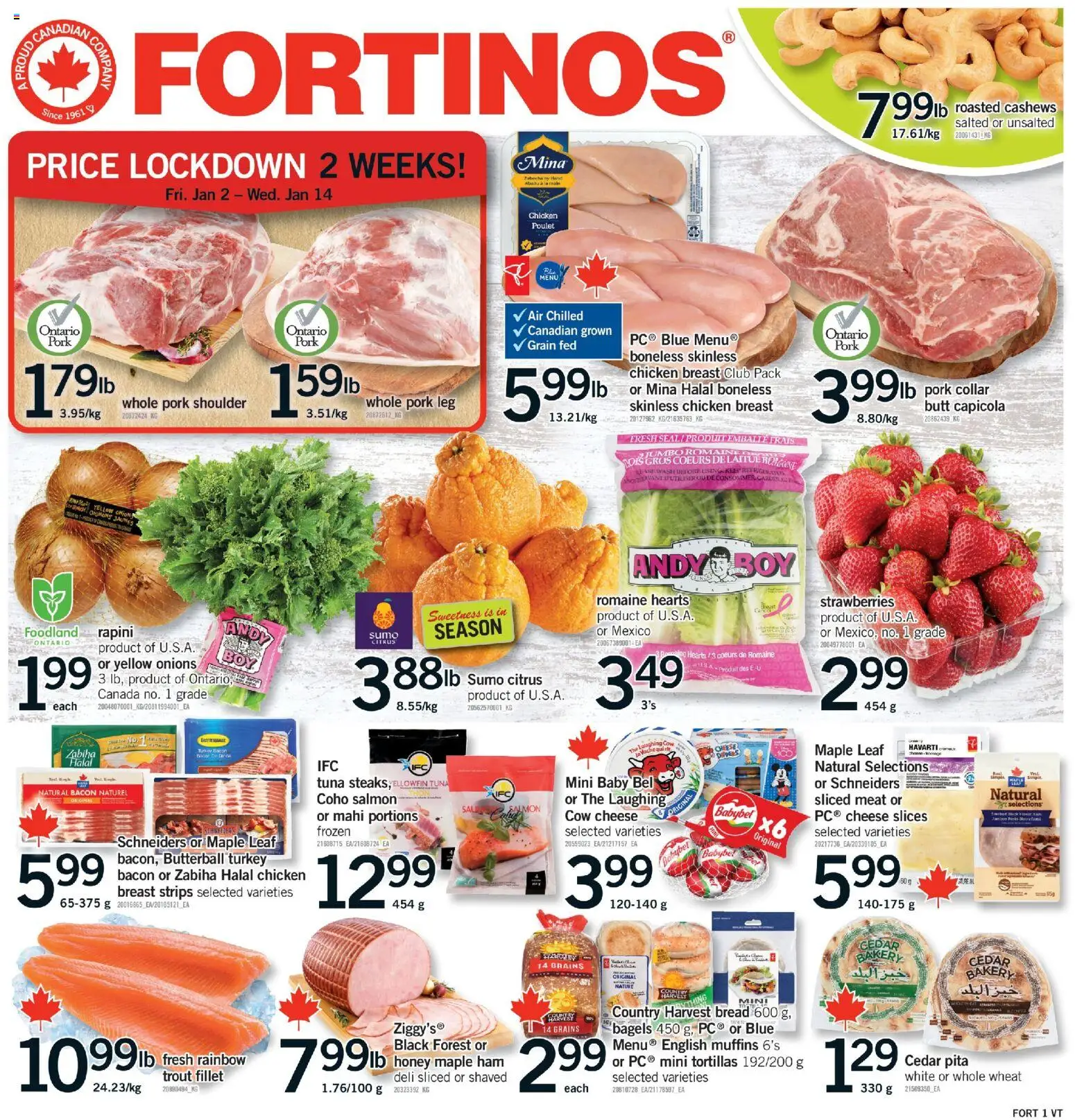 Preview of leaflet Etobicoke from shop Fortinos is valid from Jan 01, 2026