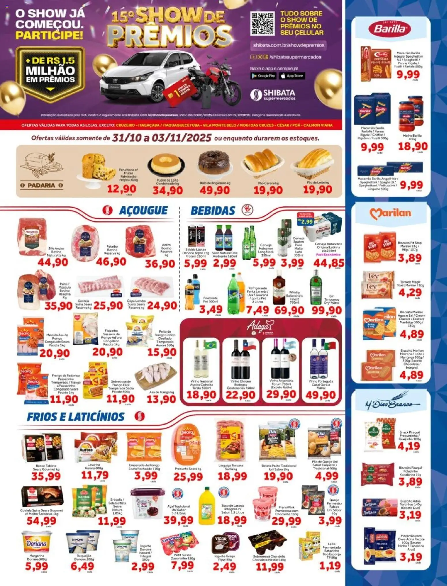 Pré-Visualização do folheto "Ofertas Fim de Semana" da loja Shibata válido a partir de 31/10/2025