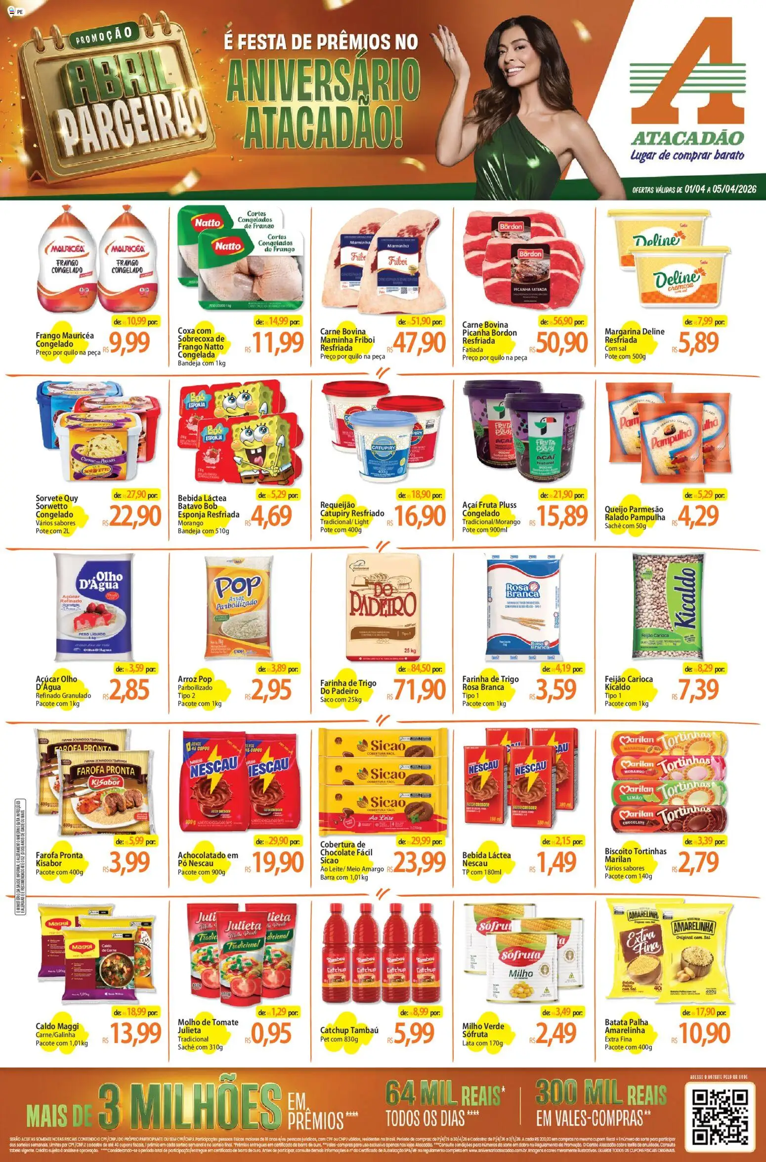 Pré-Visualização do folheto "Atacadão ofertas - PE" da loja Atacadão válido a partir de 01/04/2026