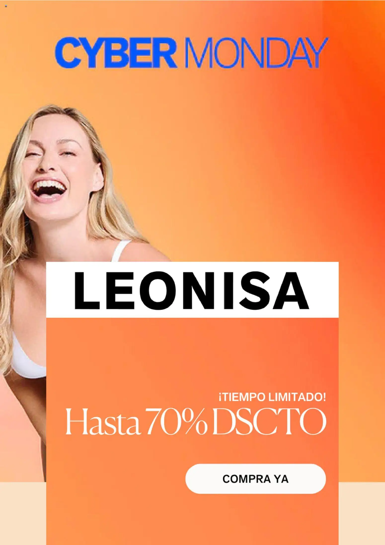 Vista previa de Cyber Monday de la tienda Leonisa válido desde 01/12/2025