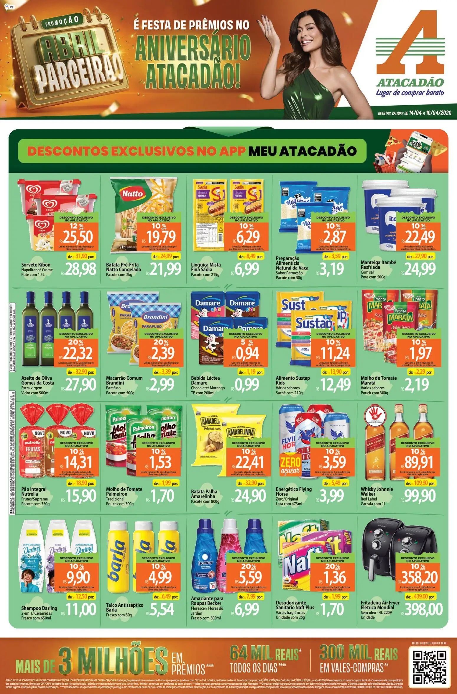 Pré-Visualização do folheto "Atacadão ofertas - PE" da loja Atacadão válido a partir de 14/04/2026