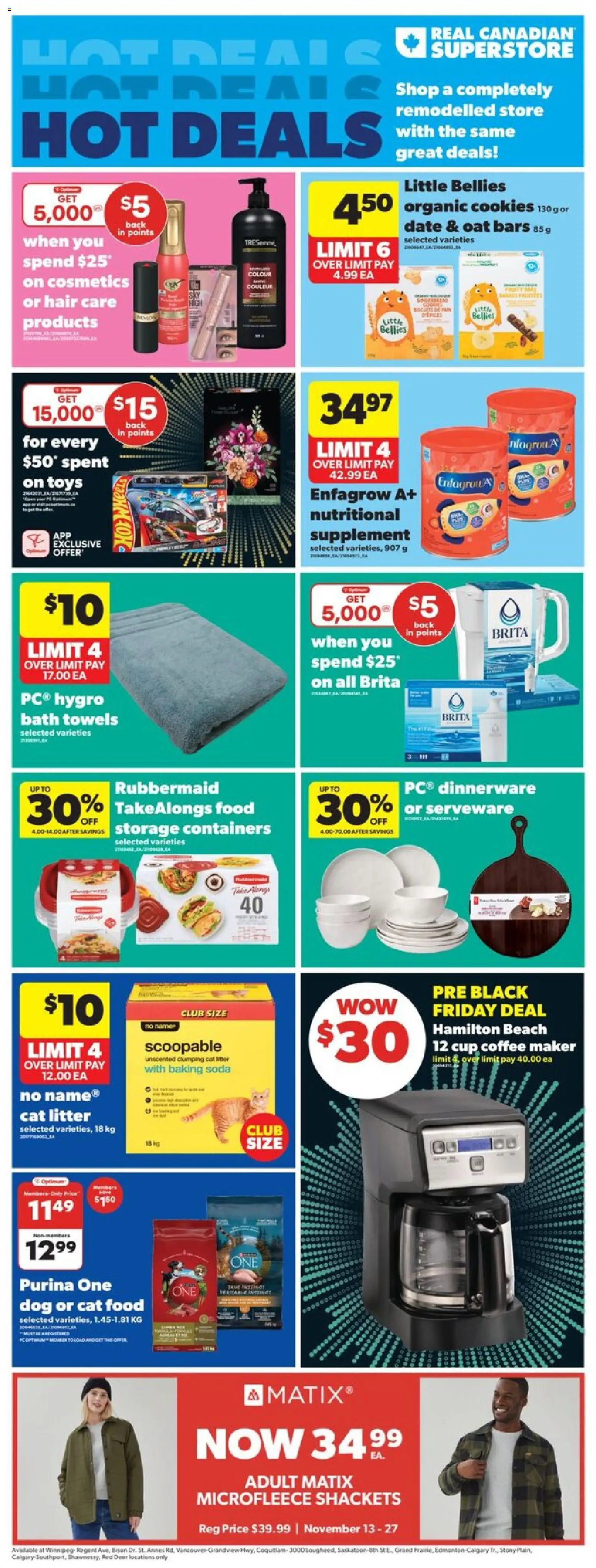 Preview of leaflet Weekly Flyer - AB from shop Real Canadian Superstore is valid from Nov 13, 2025