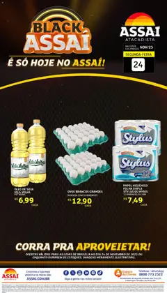 Pré-Visualização do folheto "Encarte - DF" da loja Assaí Atacadista válido a partir de 24/11/2025