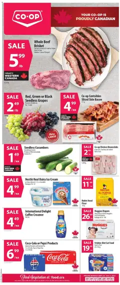 Preview of leaflet Weekly flyer / circulaire from shop Co-op Food is valid from Sep 25, 2025