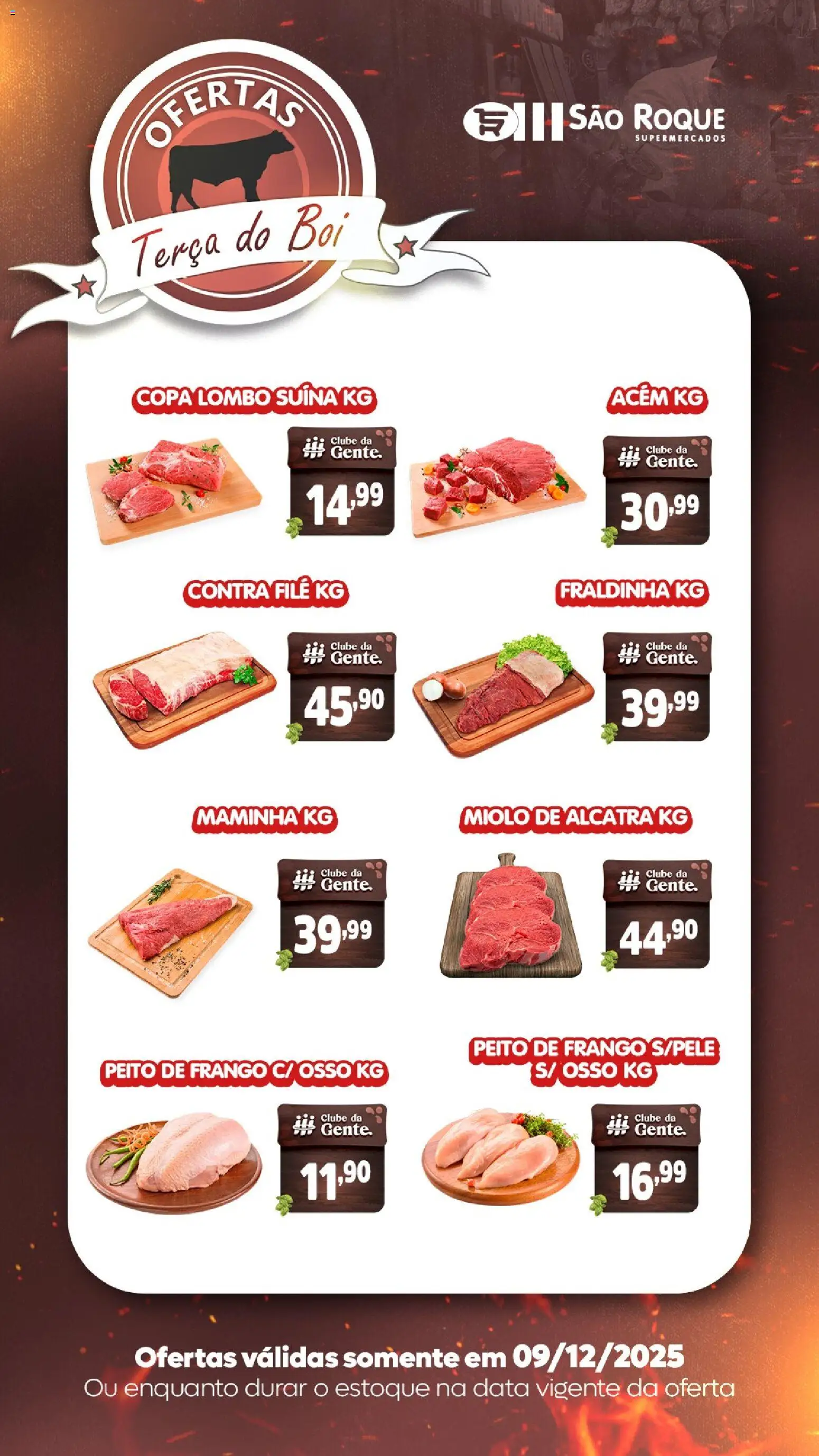 Pré-Visualização do folheto "Ofertas da semana" da loja São Roque Supermercados válido a partir de 09/12/2025