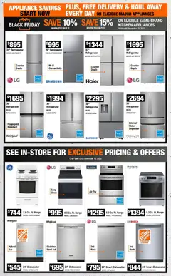 Preview of leaflet Black Friday from shop Home Depot is valid from Nov 06, 2025 | Page: 8