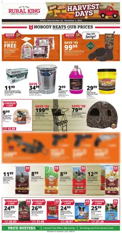 Ad Preview of Rural King Weekly Ad from 10/30/2025