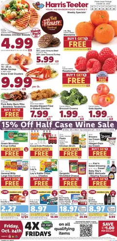 Ad Preview of Harris Teeter Weekly Ad from 10/22/2025
