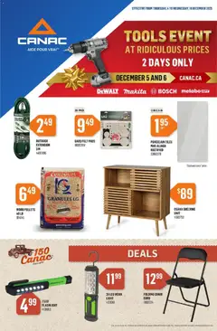 Preview of leaflet Weekly Flyer from shop Canac is valid from Dec 04, 2025