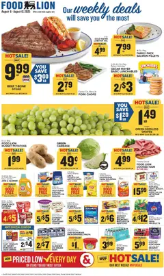 Ad Preview of Food Lion Weekly - NC from 08/06/2025