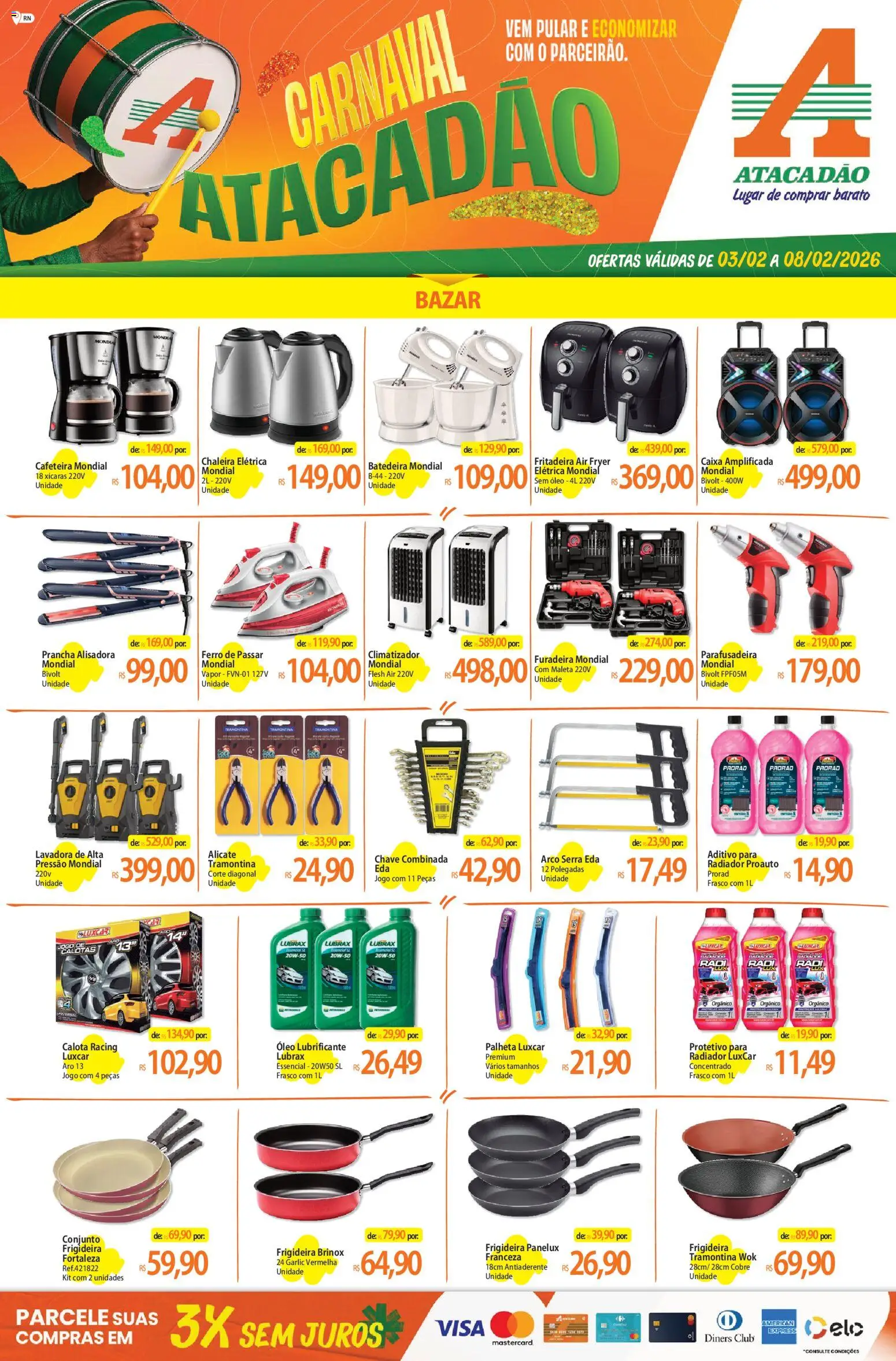 Pré-Visualização do folheto "Ofertas - RN" da loja Atacadão válido a partir de 03/02/2026