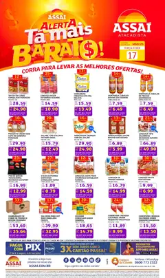 Pré-Visualização do folheto "Assaí Atacadista ofertas - CE" da loja Assaí Atacadista válido a partir de 17/03/2026