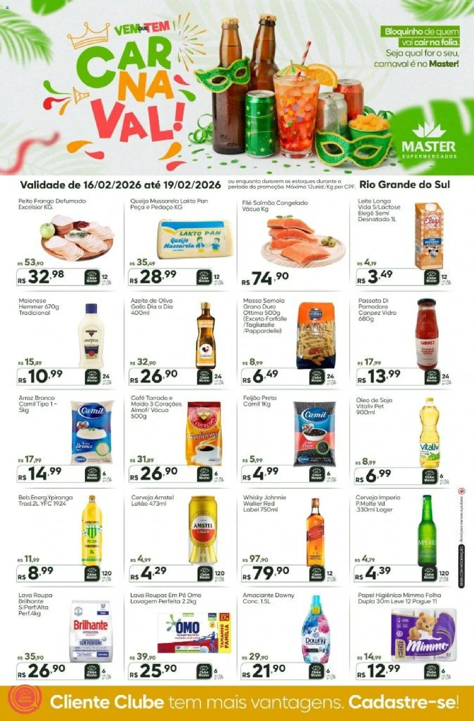 Pré-Visualização do folheto "Ofertas da semana" da loja Master válido a partir de 16/02/2026