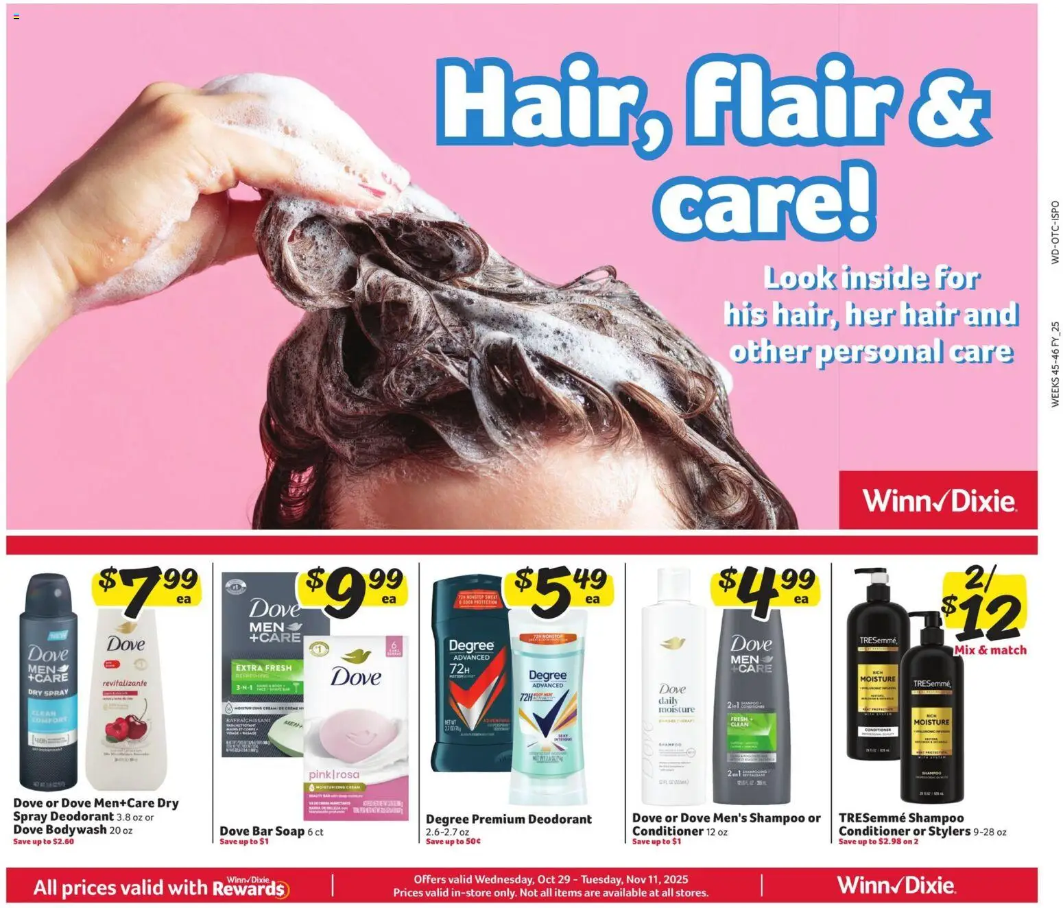 Ad Preview of Winn Dixie In-Store Flyer from 10/29/2025