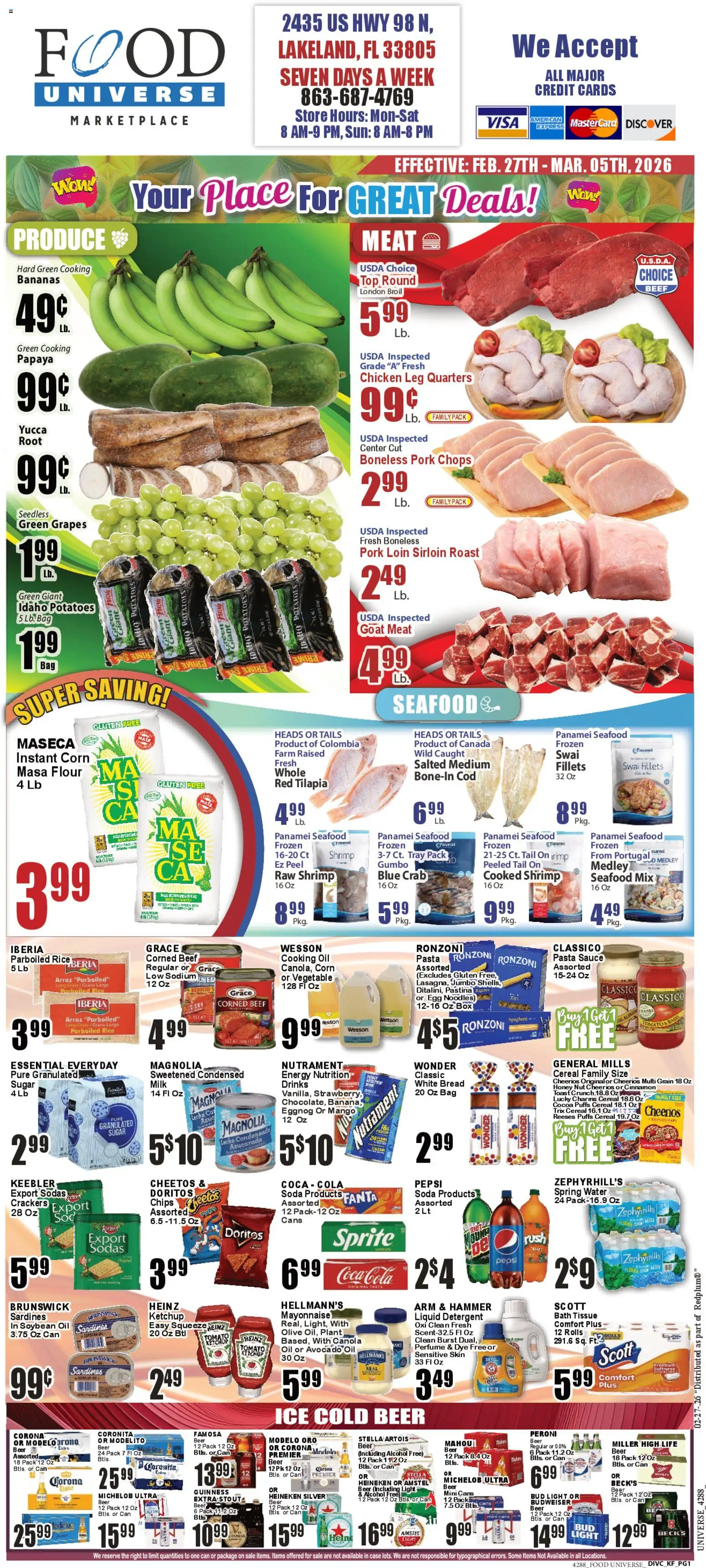 Ad Preview of Food Universe Weekly Ad from 02/27/2026