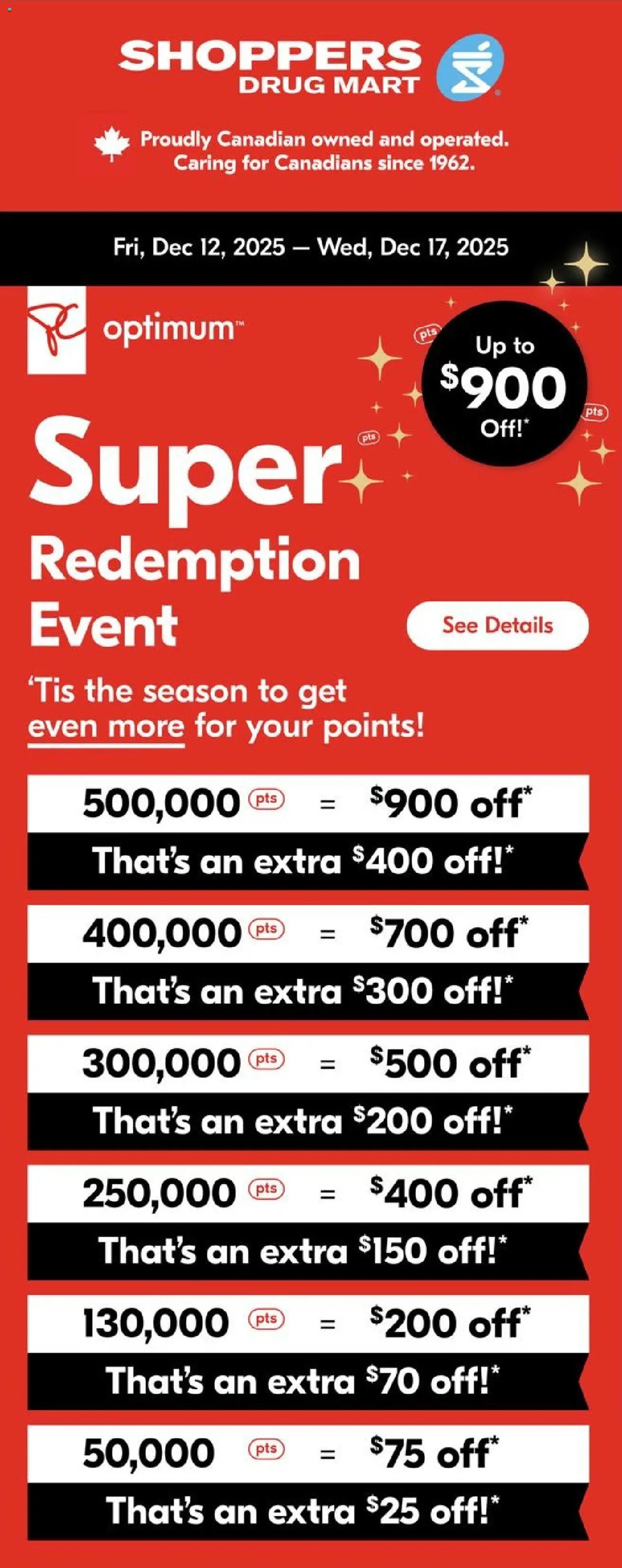 Preview of leaflet Event from shop Shoppers is valid from Dec 12, 2025