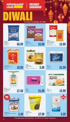 Preview of leaflet Flyer - Diwali from shop Wholesale Club is valid from Oct 09, 2025