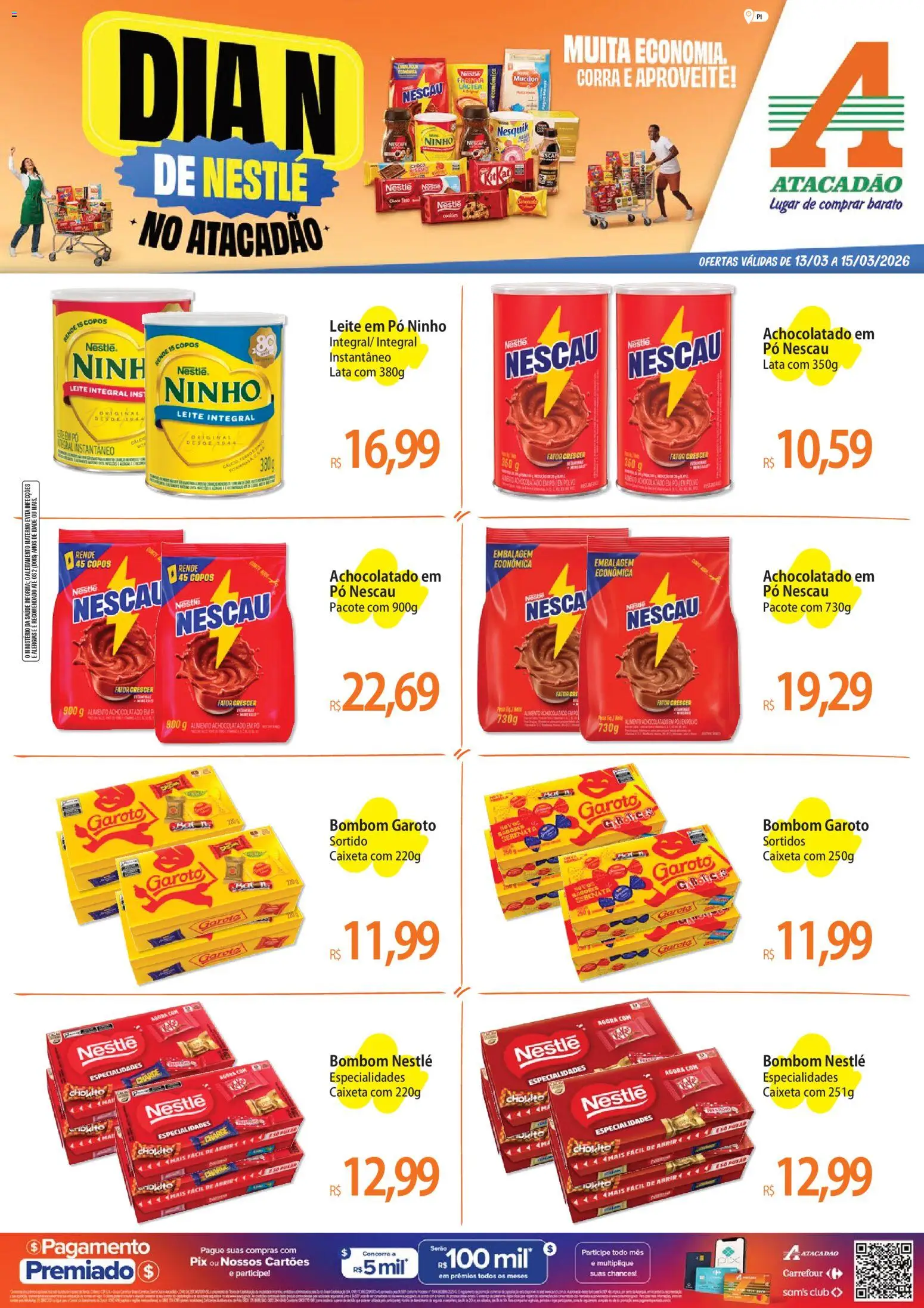 Pré-Visualização do folheto "Atacadão ofertas - PI" da loja Atacadão válido a partir de 13/03/2026