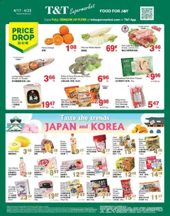 Preview of leaflet T&T Supermarket weekly flyer - AB from shop T&T Supermarket is valid from Apr 17, 2026