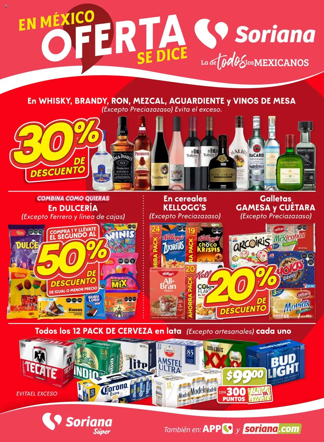 Fin de Semana Súper: Tamaulipas (excepto Cd. Victoria y Tampico) Soriana y sus promociones válidas desde el 02/10/2025 - Número de página 1
