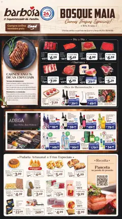 Pré-Visualização do folheto "Ofertas Loja Bosque Maia" da loja Barbosa Supermercados válido a partir de 15/10/2025