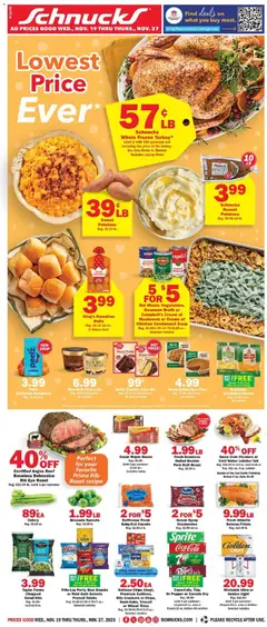 Ad Preview of Schnucks Ad from 11/19/2025