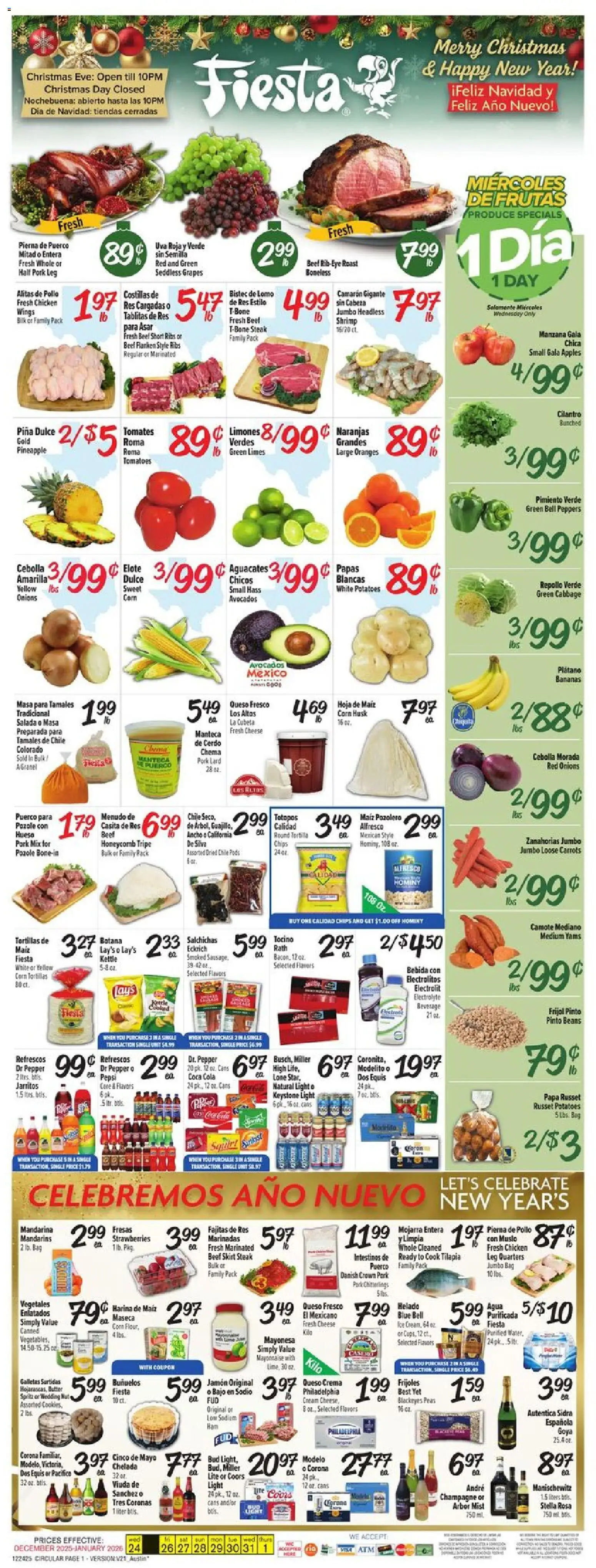 Ad Preview of Fiesta Mart Weekly Ad from 12/24/2025