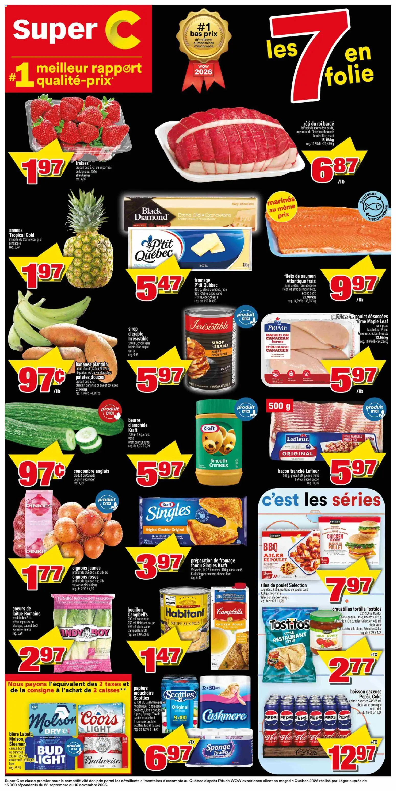 Preview of leaflet Super C weekly flyer - Chandler from shop Super C is valid from Apr 16, 2026
