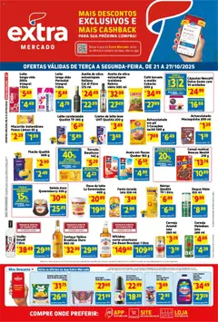 Pré-Visualização do folheto "Ofertas de Mercado" da loja Extra válido a partir de 21/10/2025