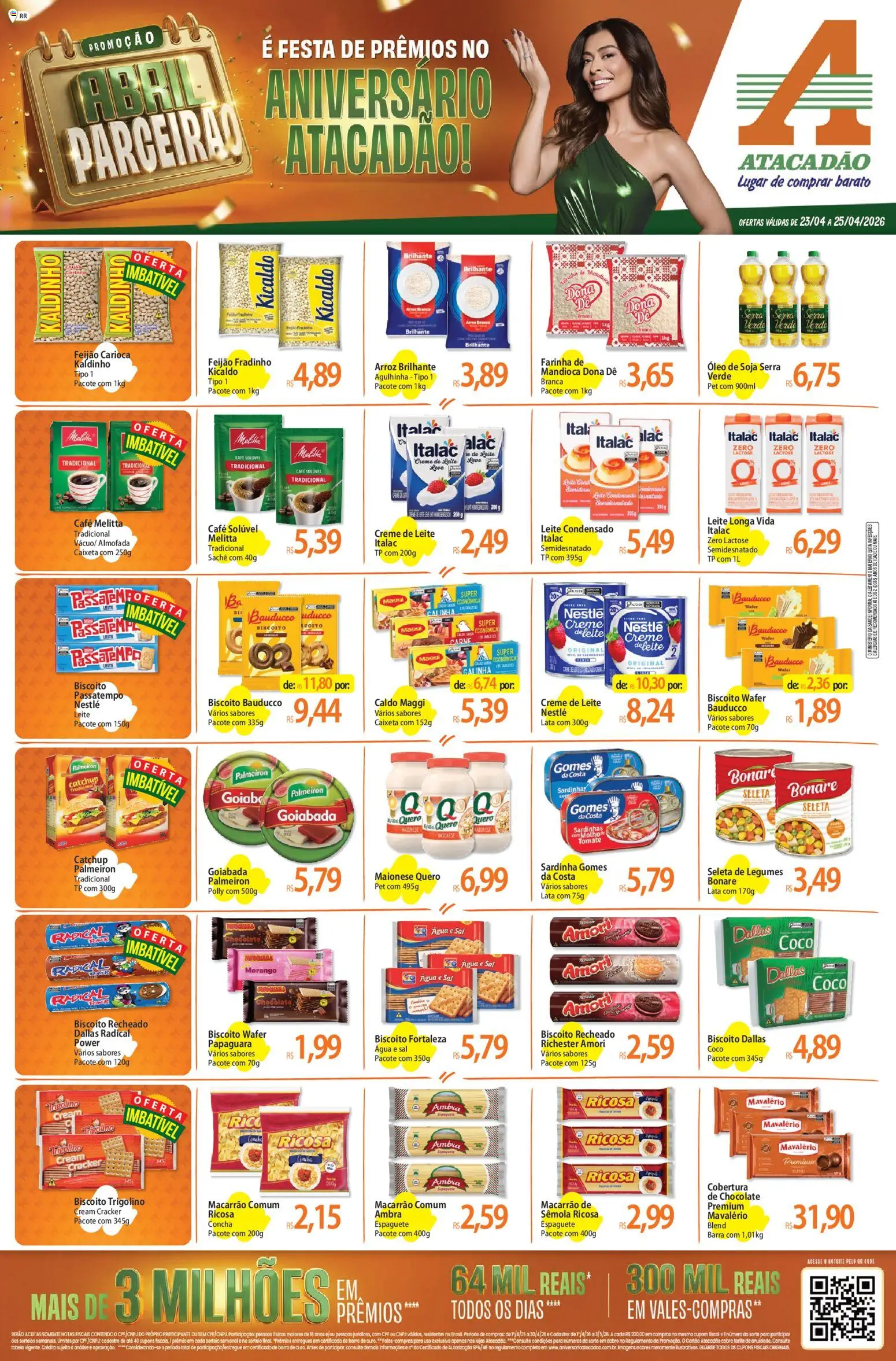 Pré-Visualização do folheto "Atacadão ofertas - RR" da loja Atacadão válido a partir de 23/04/2026
