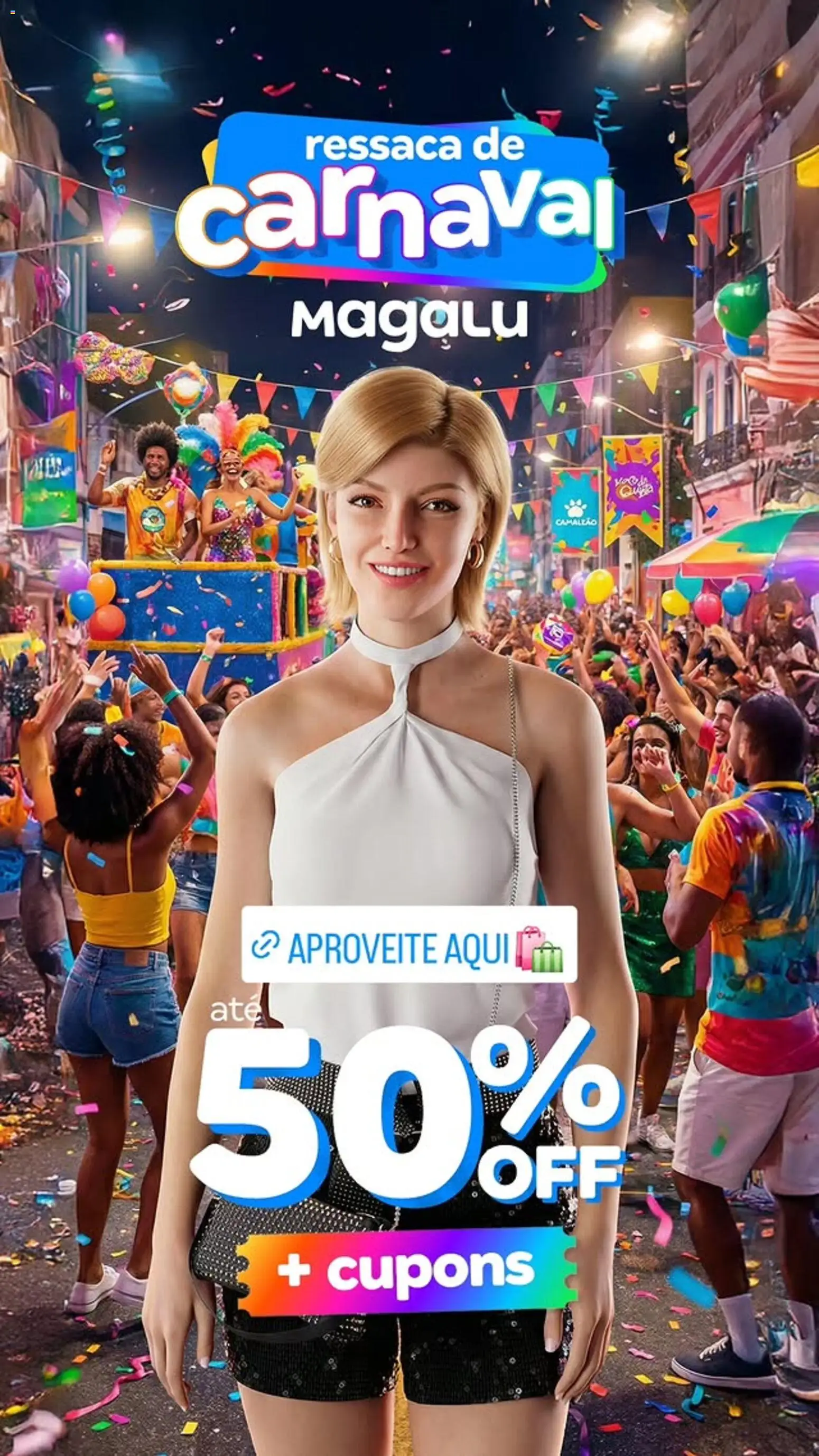 Pré-Visualização do folheto "Promoções" da loja Magazine Luiza válido a partir de 20/02/2026