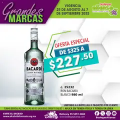 Vista previa las ofertas de la tienda Bodegas Alianza - Catálogo Grandes Marcas desde el 25/08/2025 