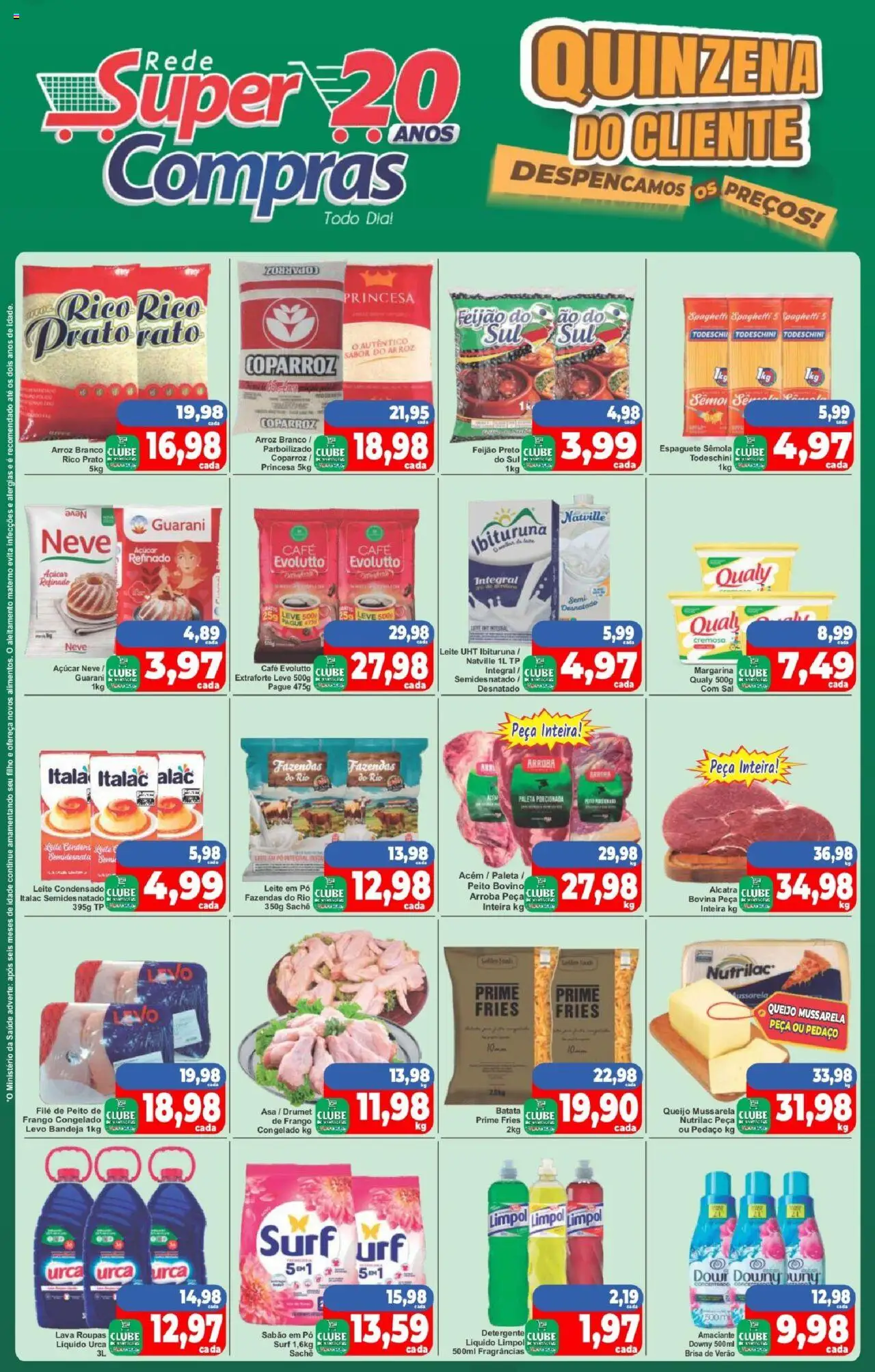 Rede Super Compras folheto "Ofertas da semana" válido a partir de 05/09/2025 - número de página 1