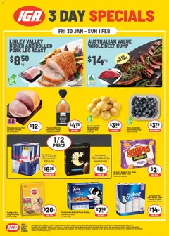 Preview of catalogue Weekend Specials WA from shop IGA valid 30/01/2026