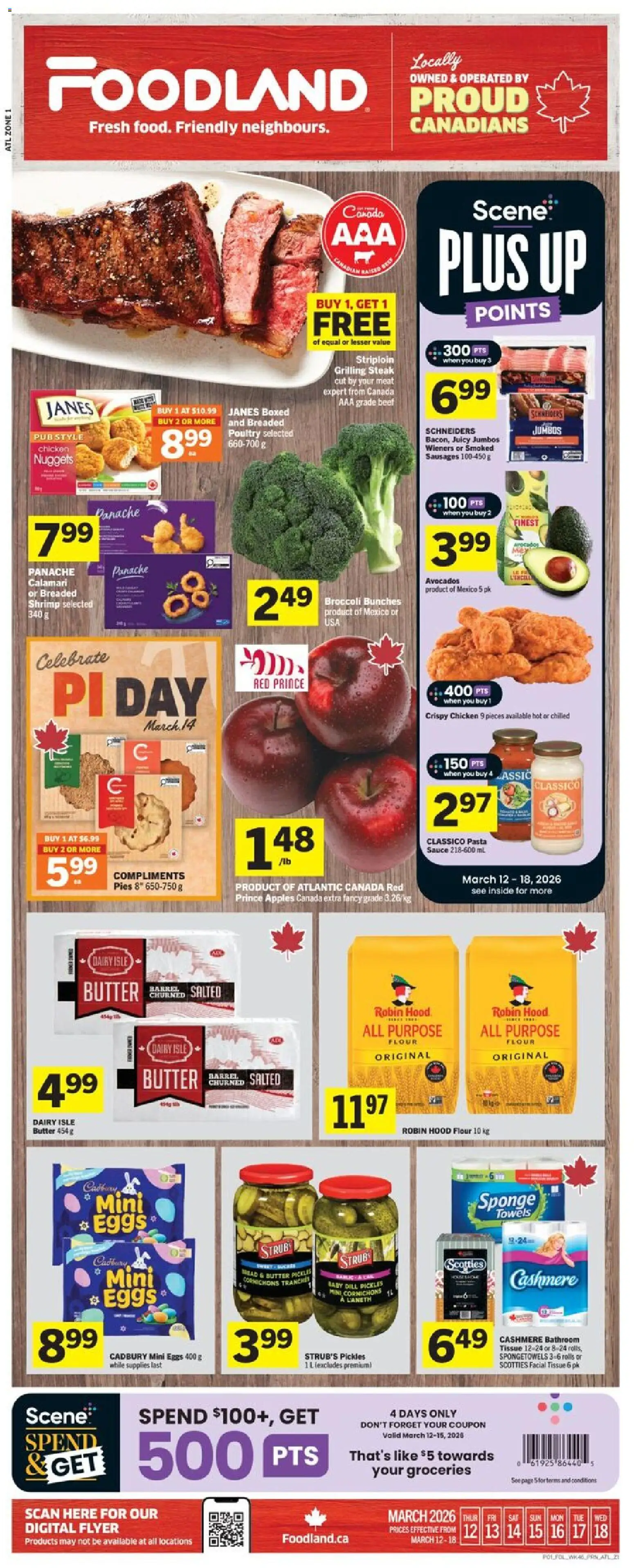 Preview of leaflet Foodland weekly flyer - NS from shop Foodland is valid from Mar 12, 2026