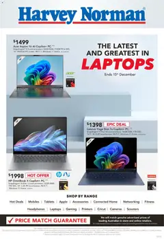 Preview of catalogue Catalogue from shop Harvey Norman valid 05/12/2025