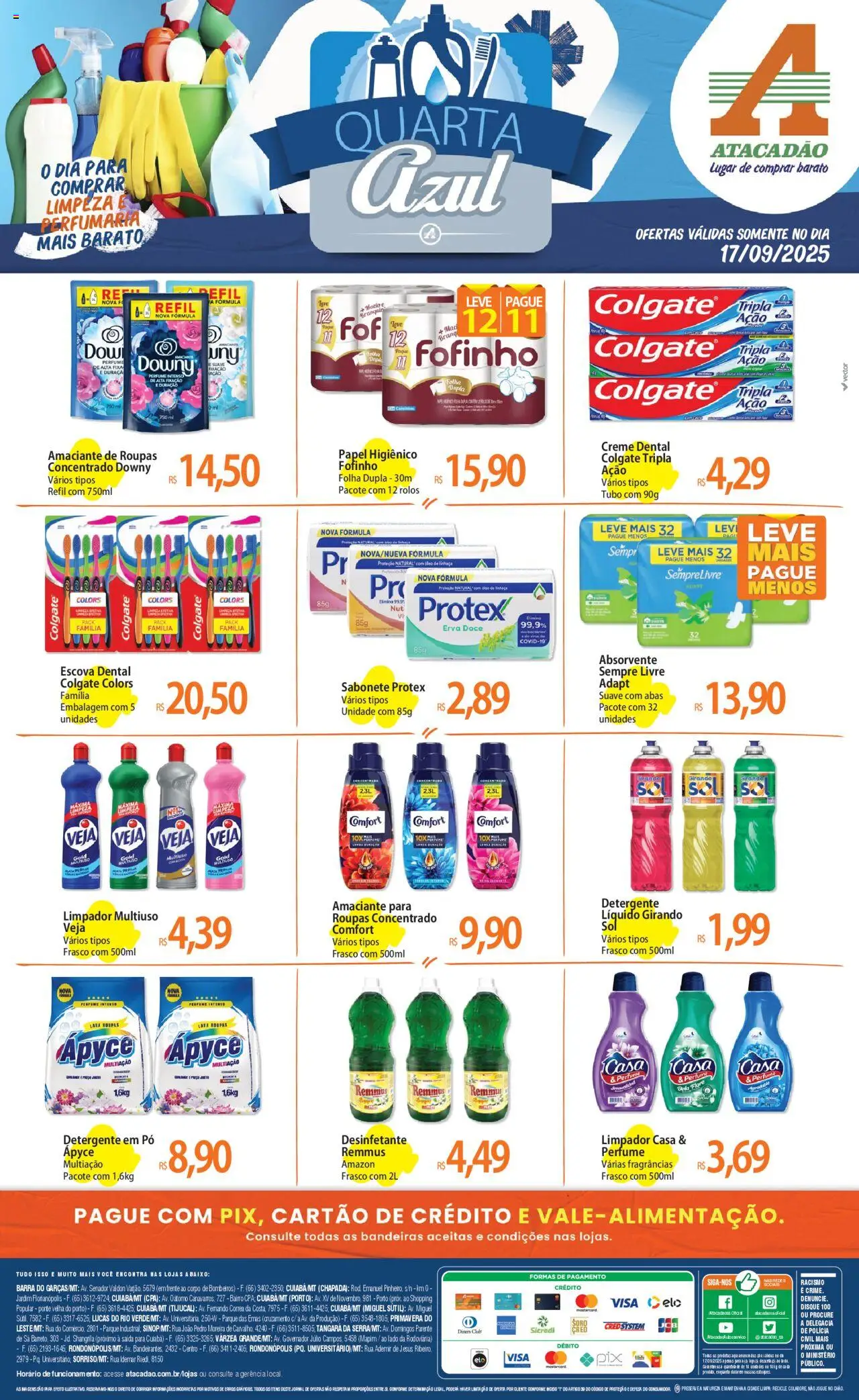Atacadão folheto "Ofertas - MT" válido a partir de 17/09/2025 - número de página 1