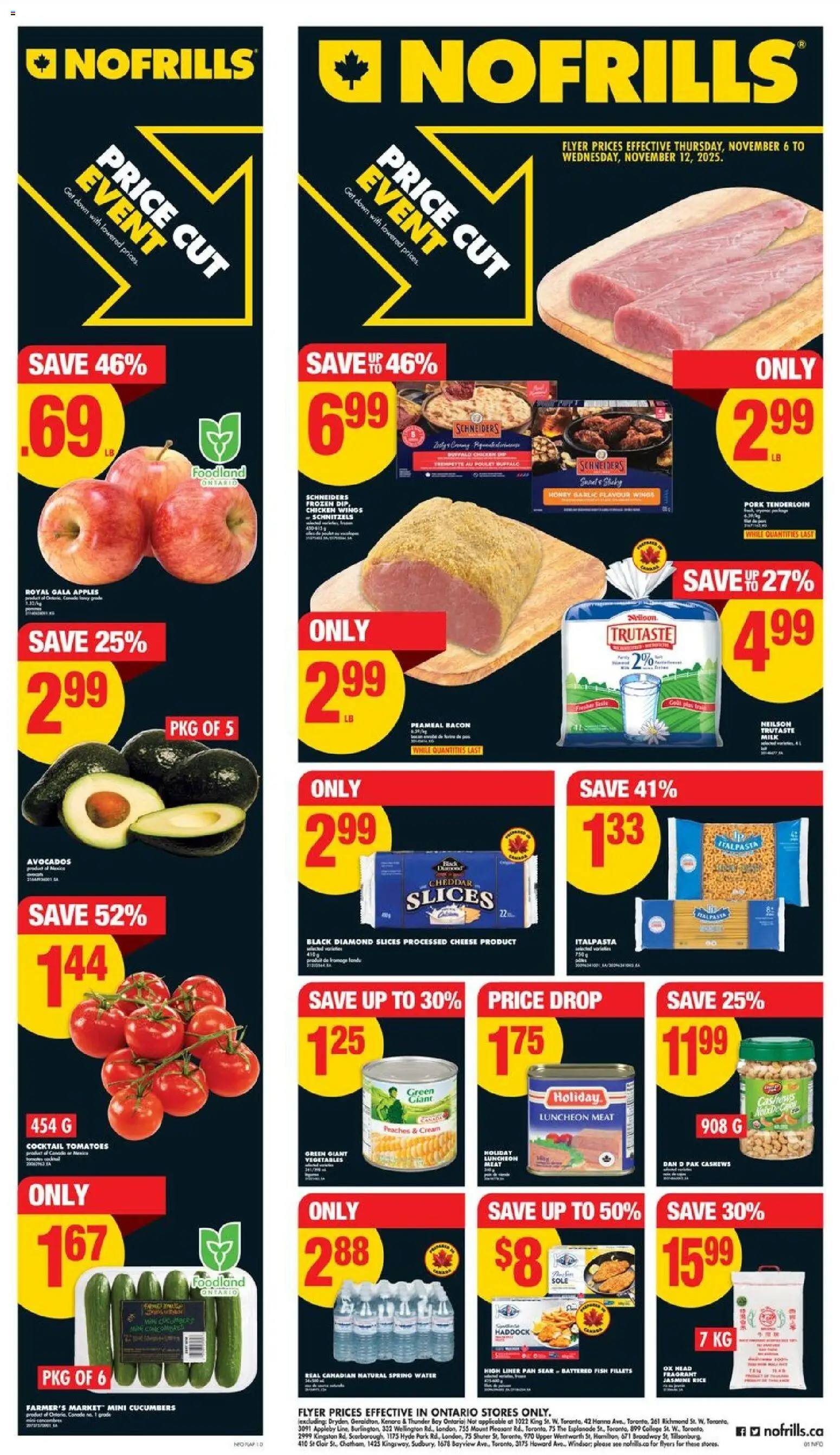 Preview of leaflet Weekly flyer / circulaire from shop No Frills is valid from Nov 06, 2025