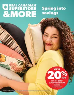 Preview of leaflet Real Canadian Superstore - Spring into savings flyer from shop Real Canadian Superstore is valid from Mar 26, 2026